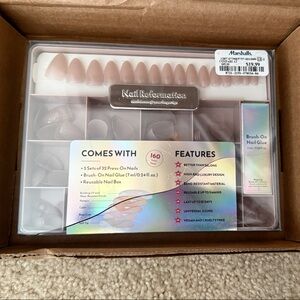 Natural False Nail Kit - Cream